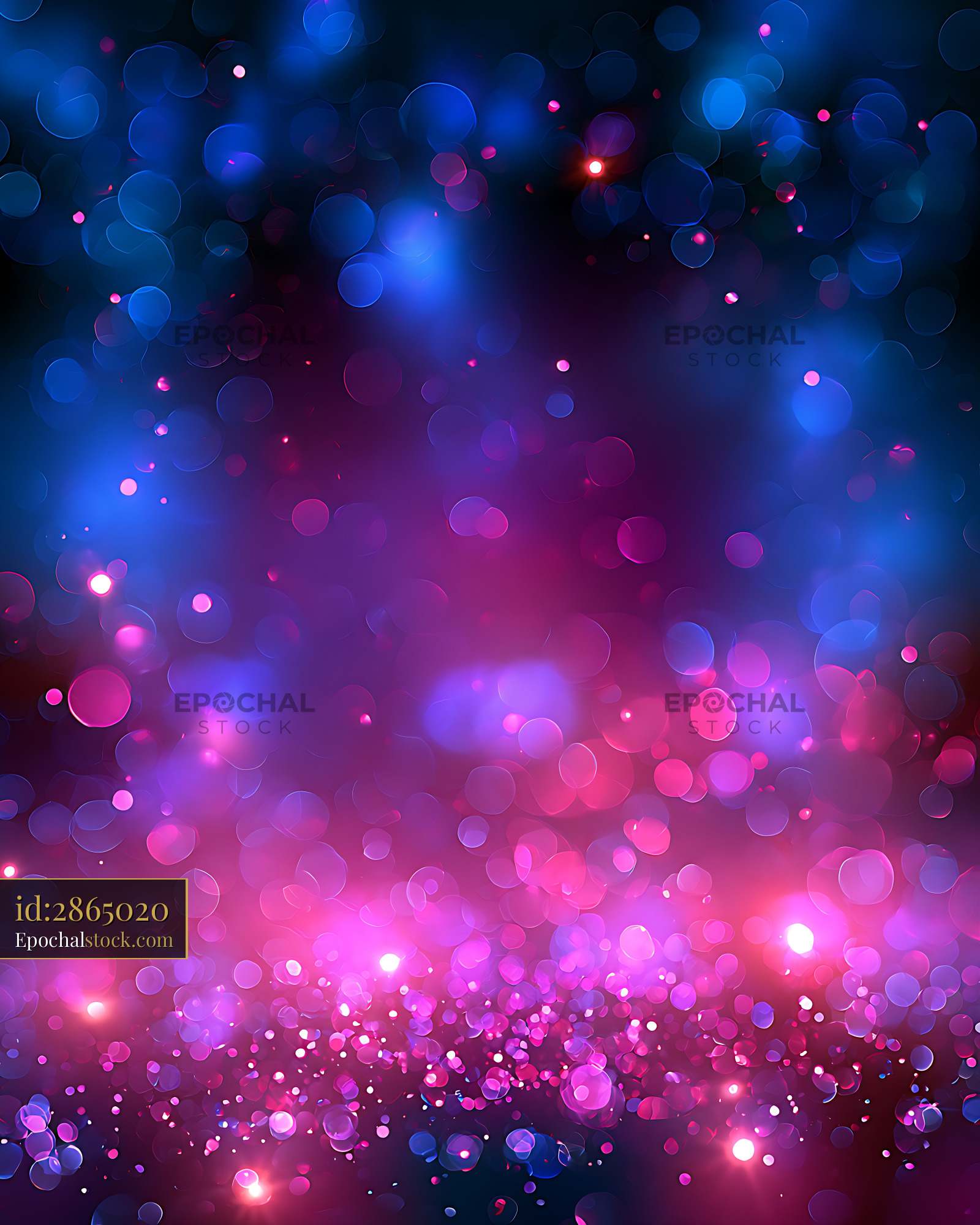Watermarked full-resolution preview of Vibrant blue pink bokeh abstract light texture