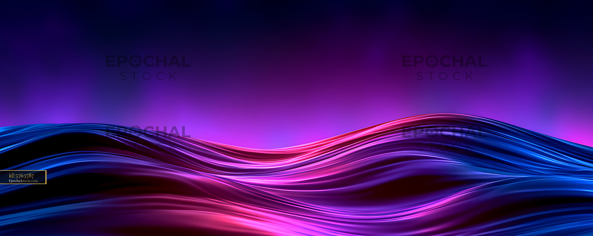 Watermarked full-resolution preview of Vibrant abstract neon wave background