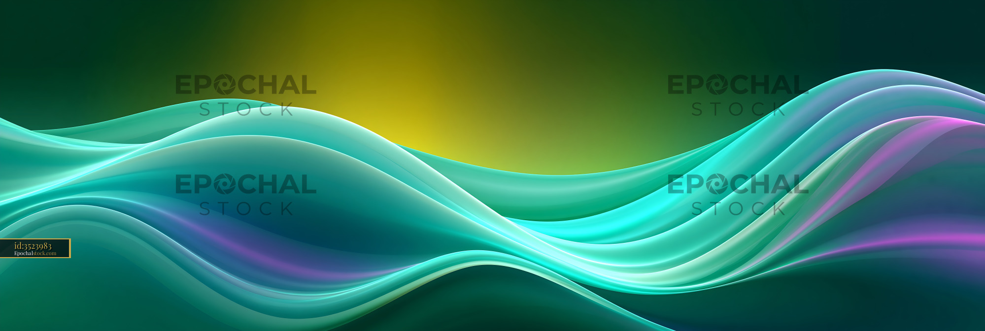 Watermarked full-resolution preview of Colorful flowing wave background