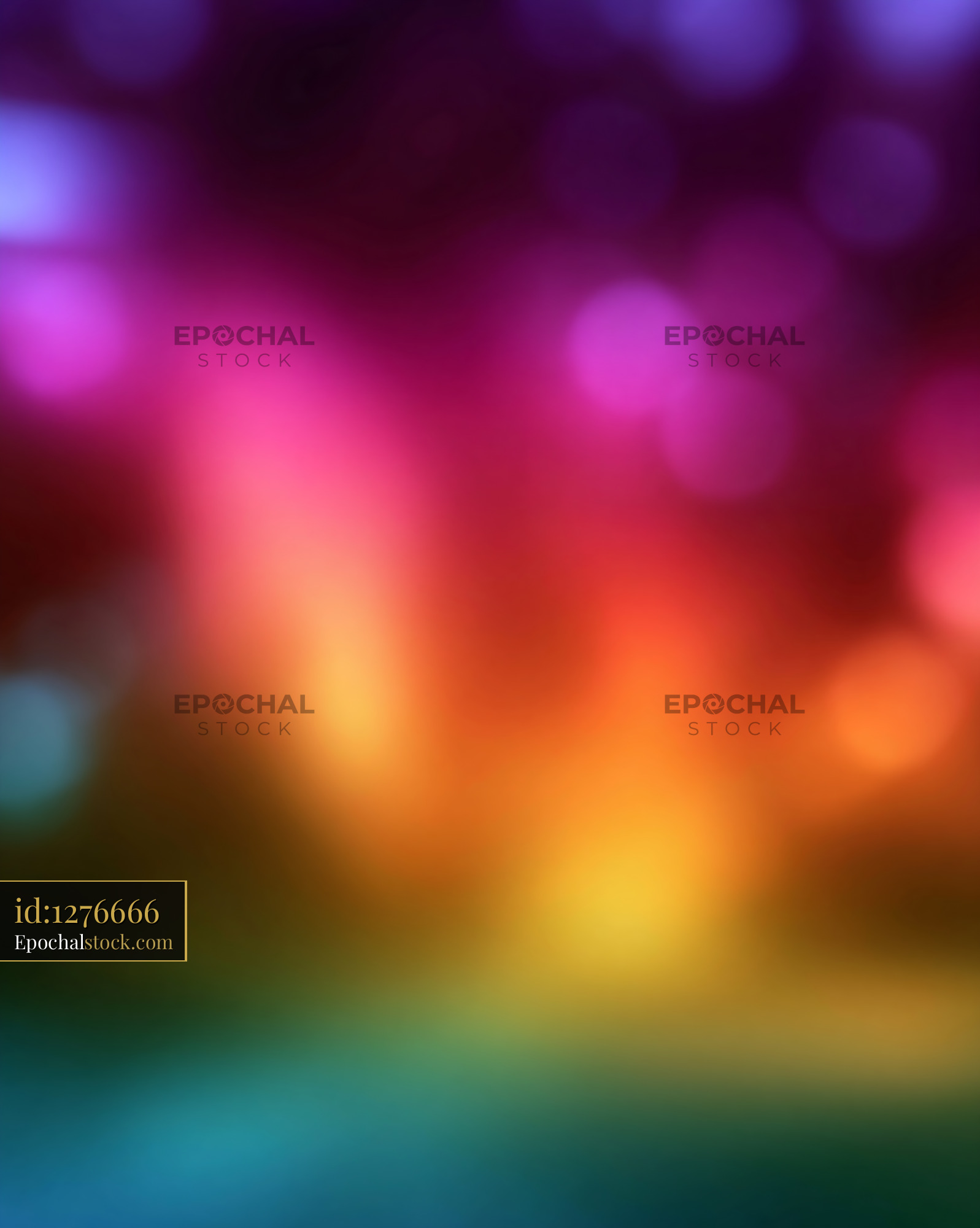 Watermarked full-resolution preview of Colorful bokeh background with bright light patterns