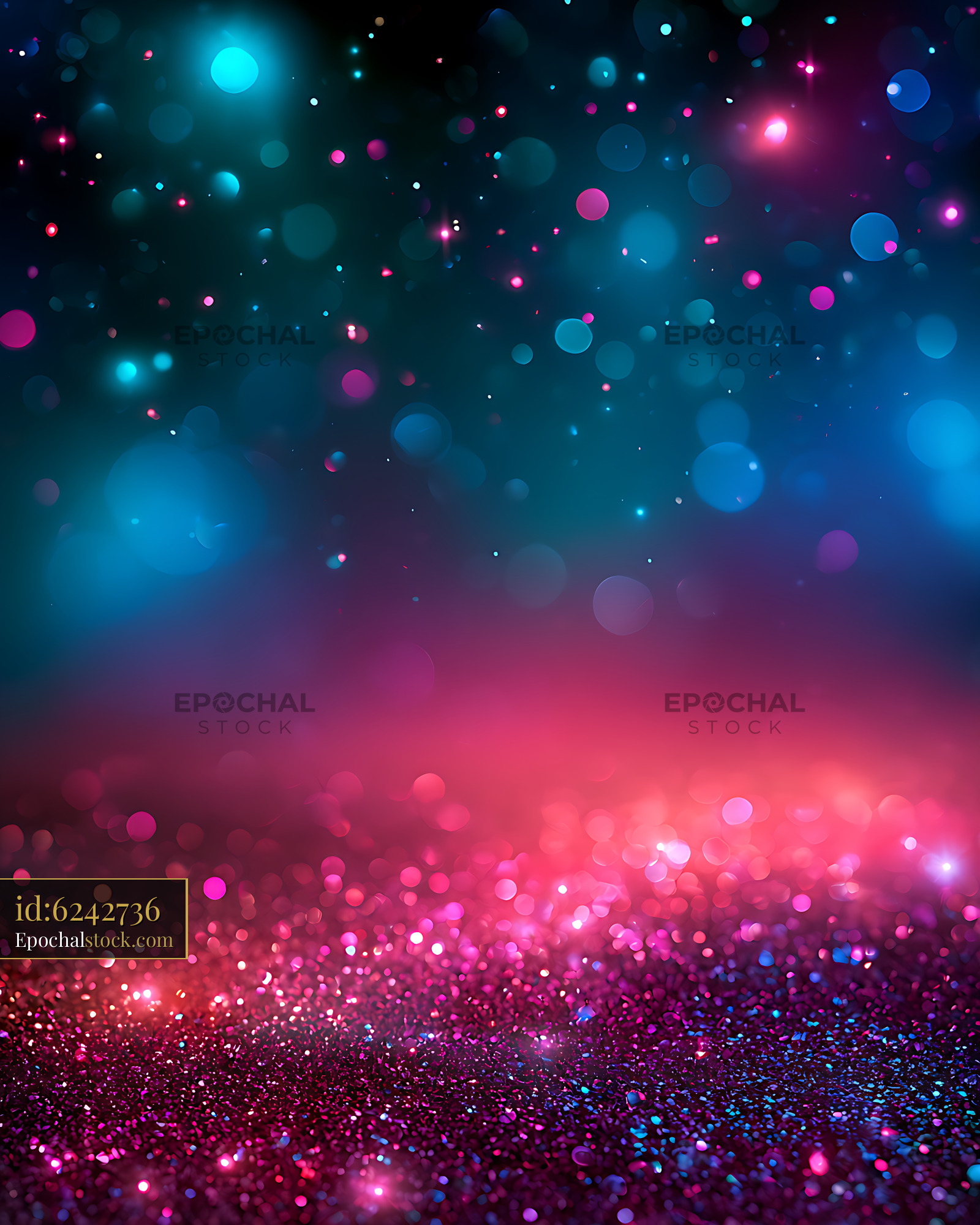 Watermarked full-resolution preview of Colorful bokeh background with sparkling lights and soft gradients