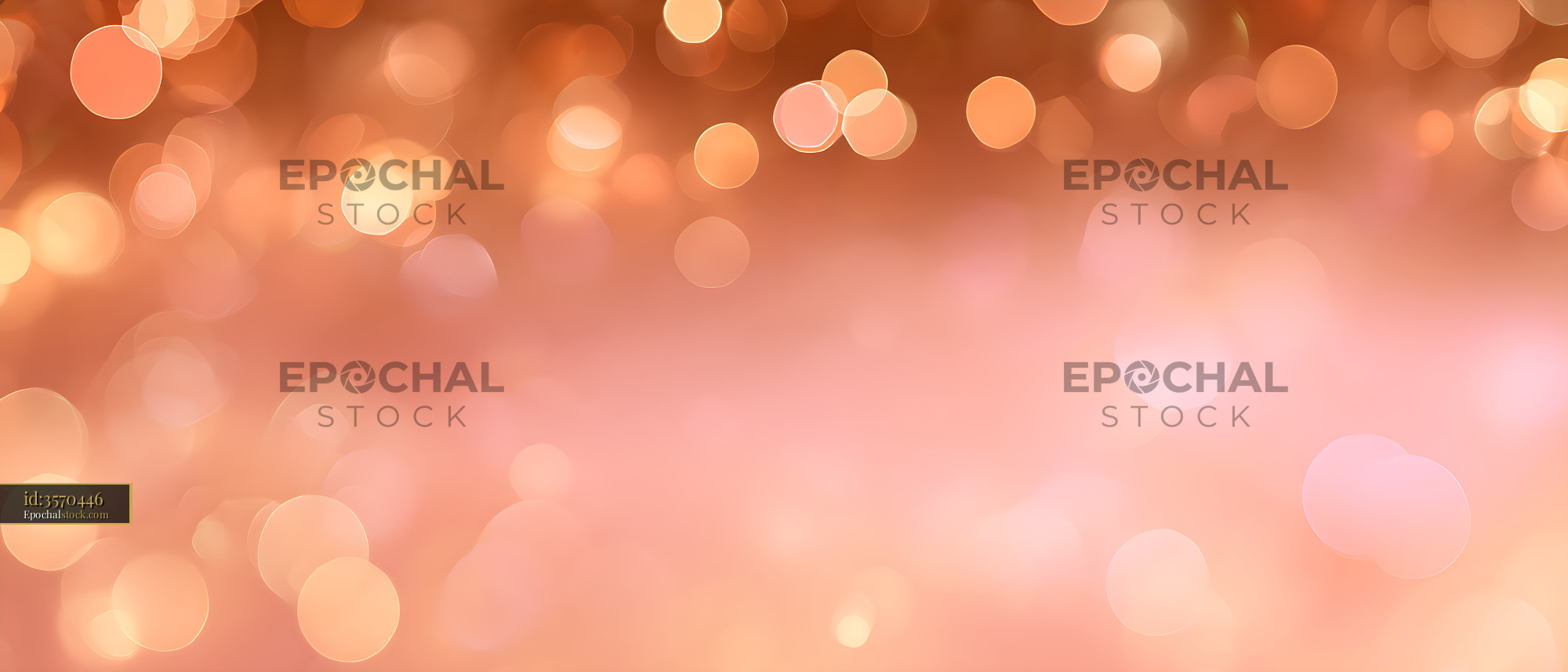 Watermarked full-resolution preview of Soft orange peach bokeh abstract background