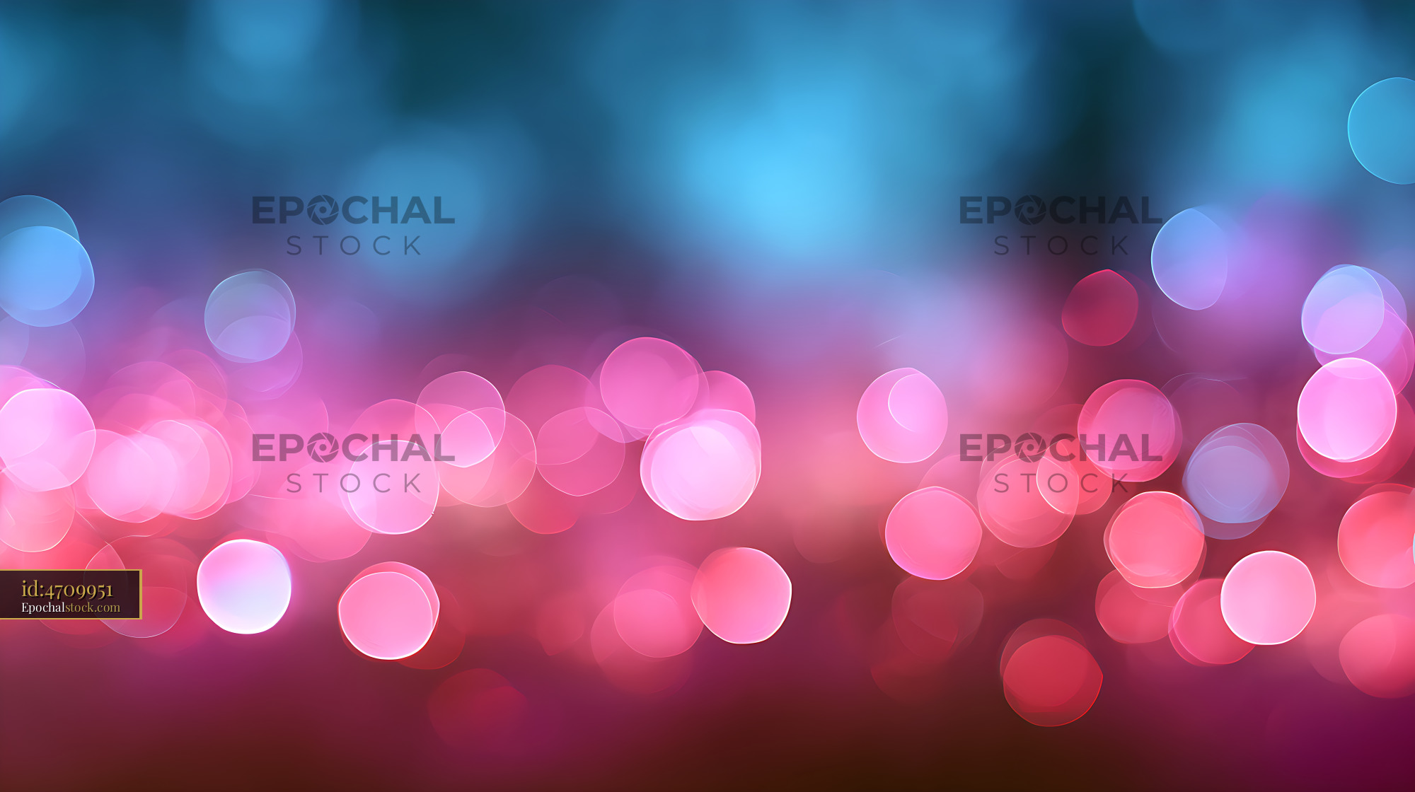 Watermarked full-resolution preview of Colorful bokeh lights create a vibrant background for any design