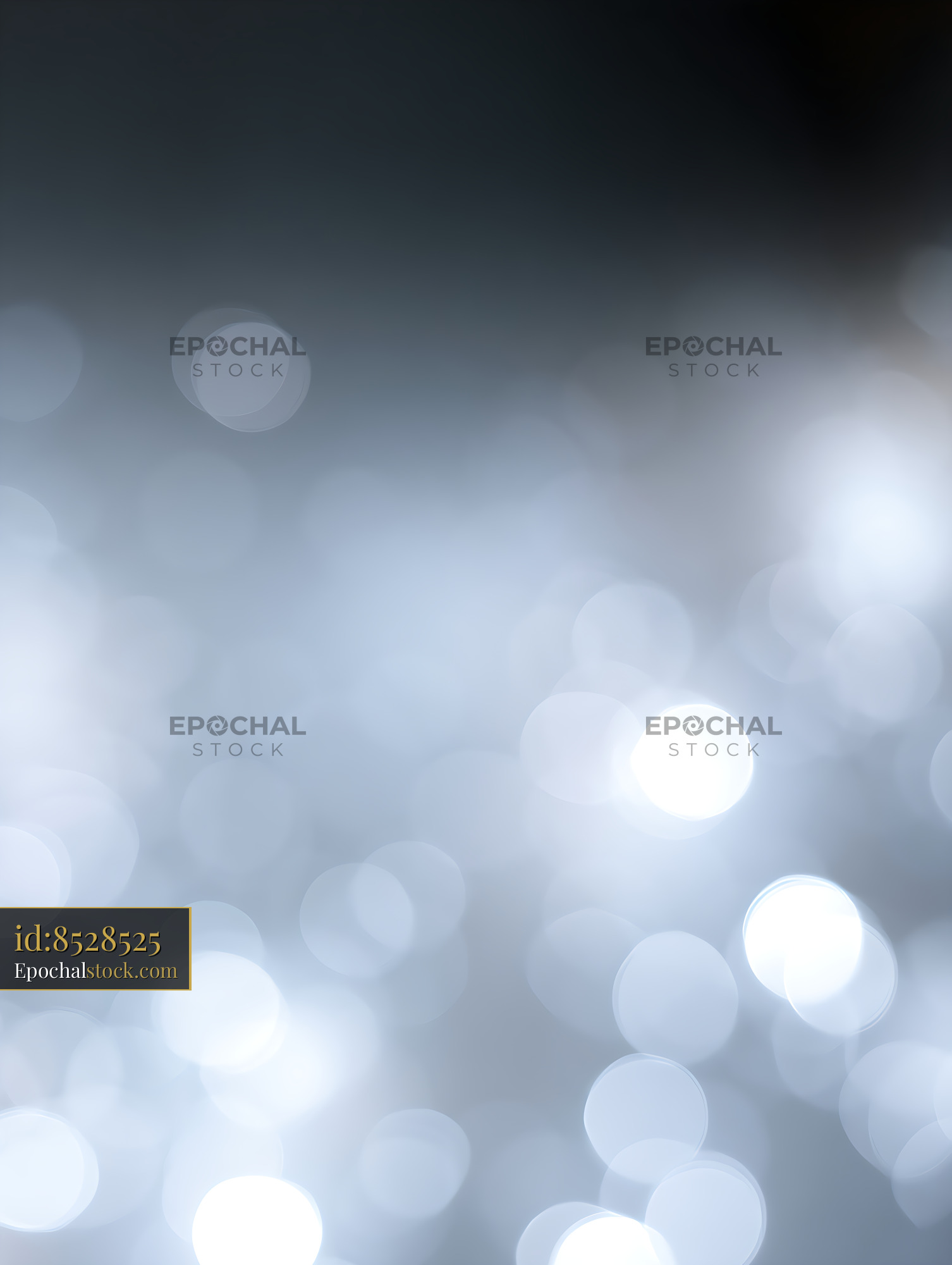 Watermarked full-resolution preview of Soft blue bokeh lights abstract background
