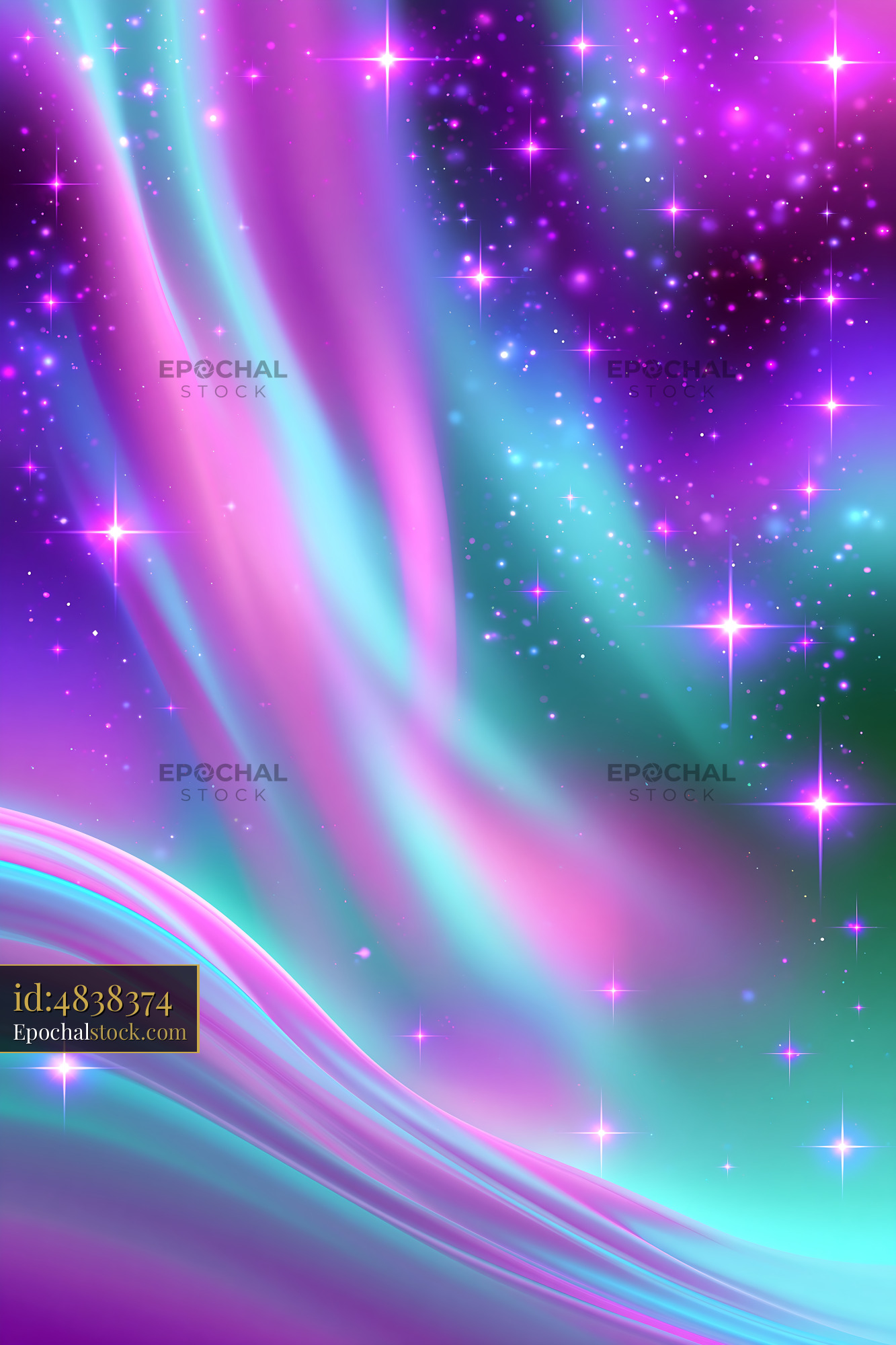 Watermarked full-resolution preview of Colorful abstract swirl in shades of pink and blue