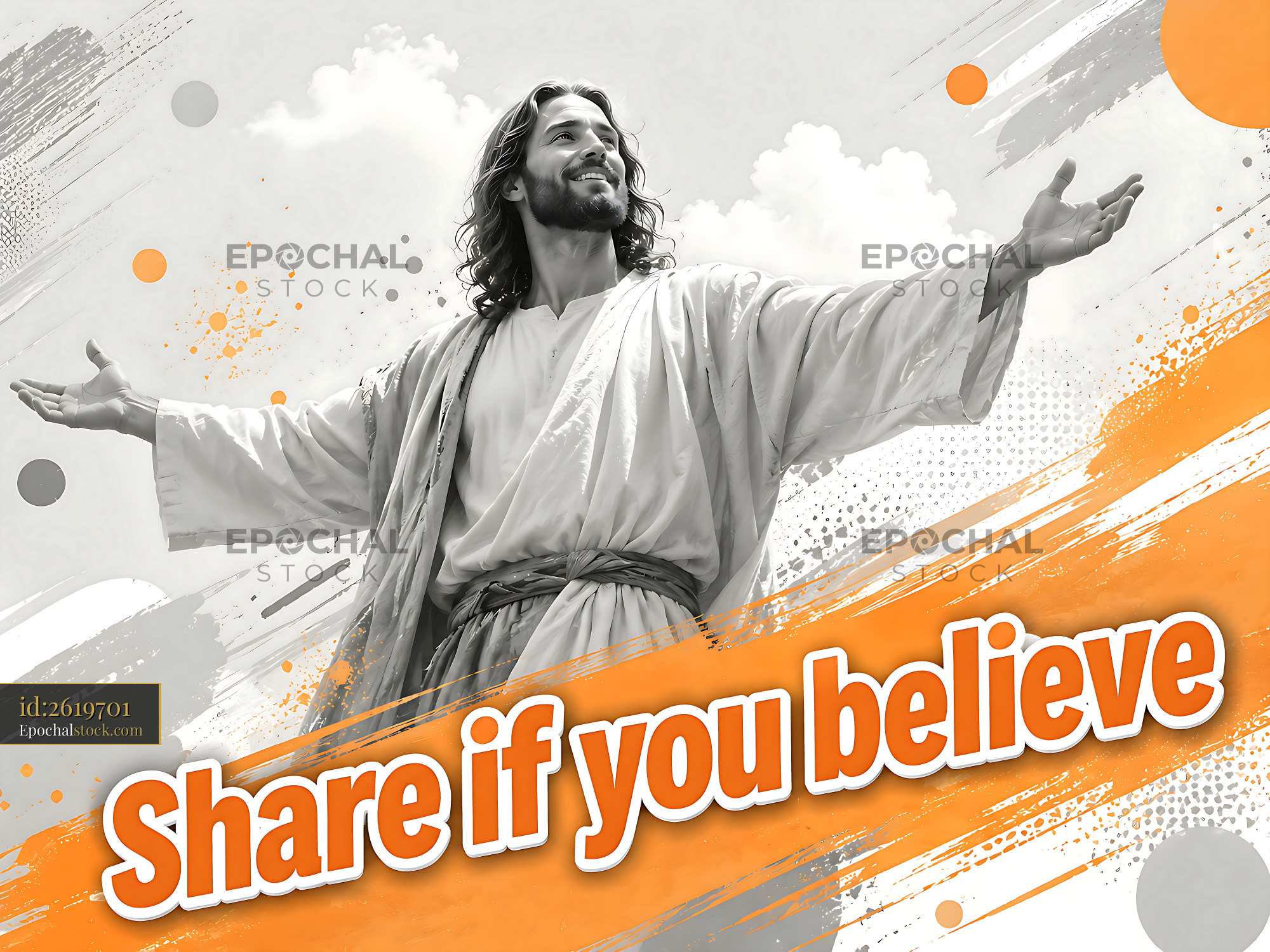 Watermarked full-resolution preview of Share if you believe in a higher power and positive messages