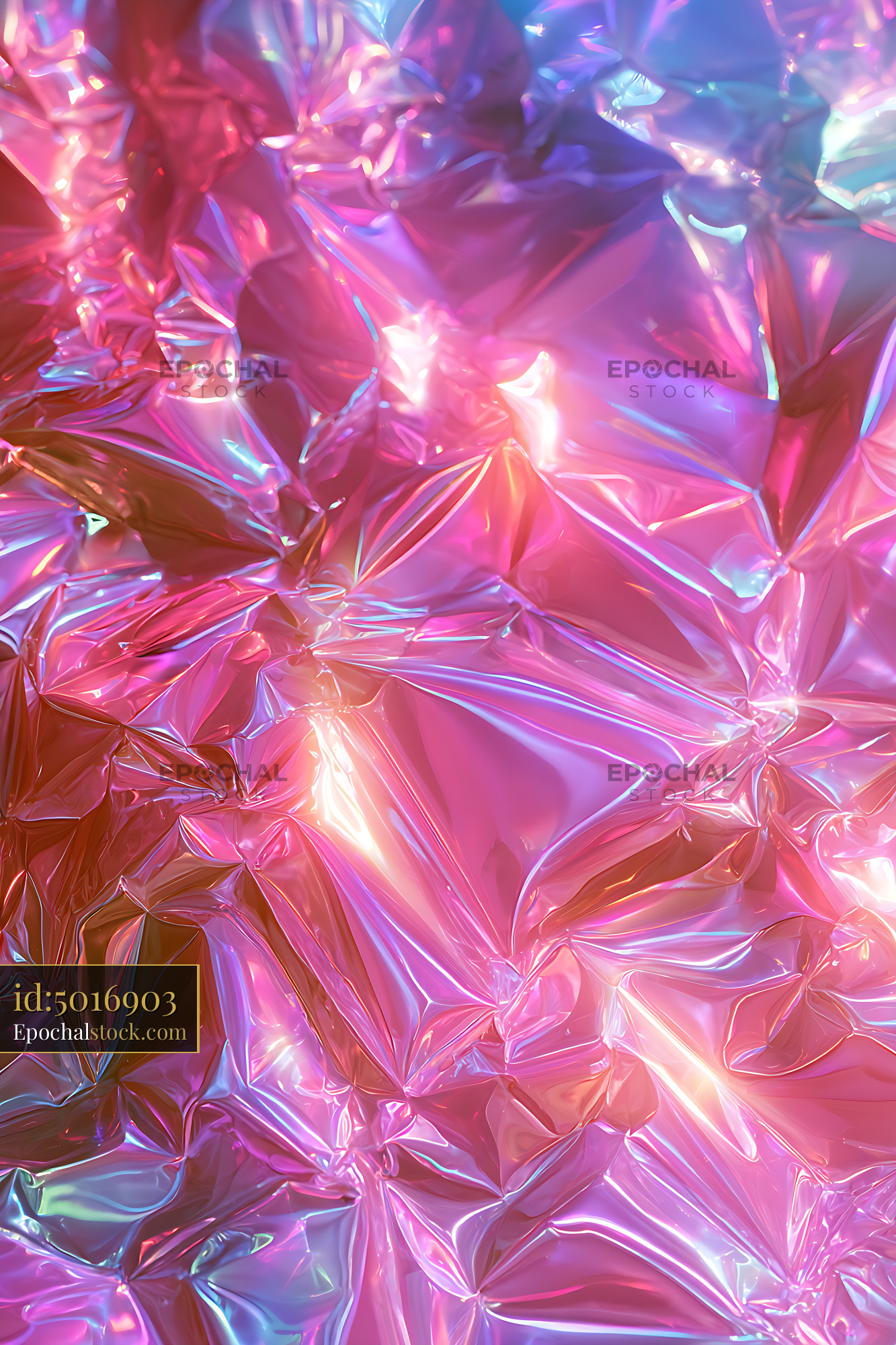 Watermarked full-resolution preview of Vibrant iridescent crystalline abstract texture