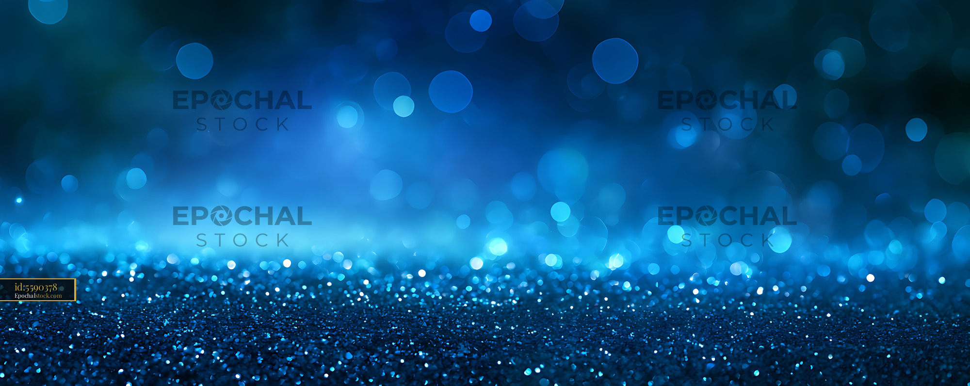 Watermarked full-resolution preview of Abstract blue bokeh and glitter texture