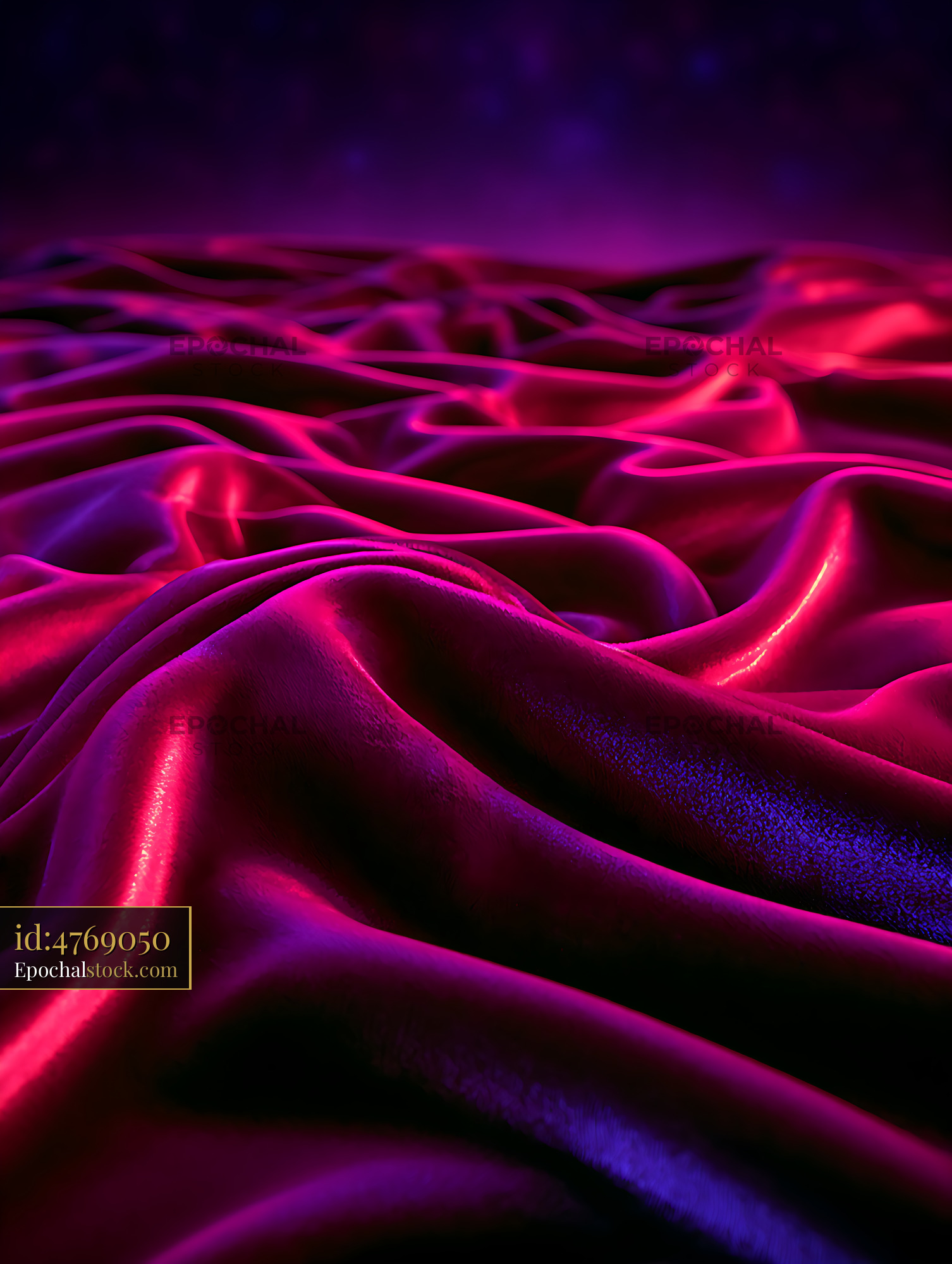 Watermarked full-resolution preview of Glowing magenta and purple abstract waves
