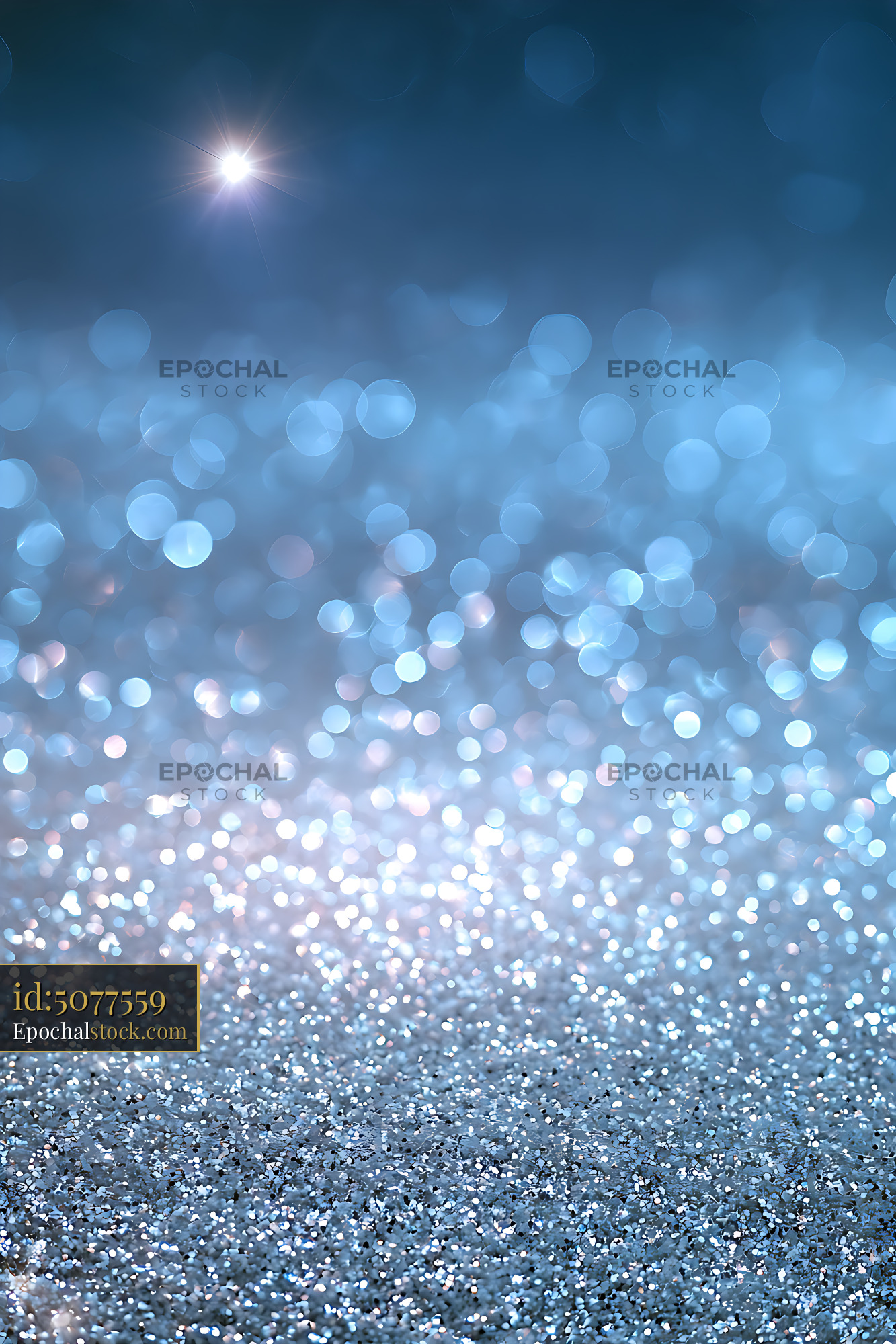 Watermarked full-resolution preview of Blue abstract bokeh with sparkling light
