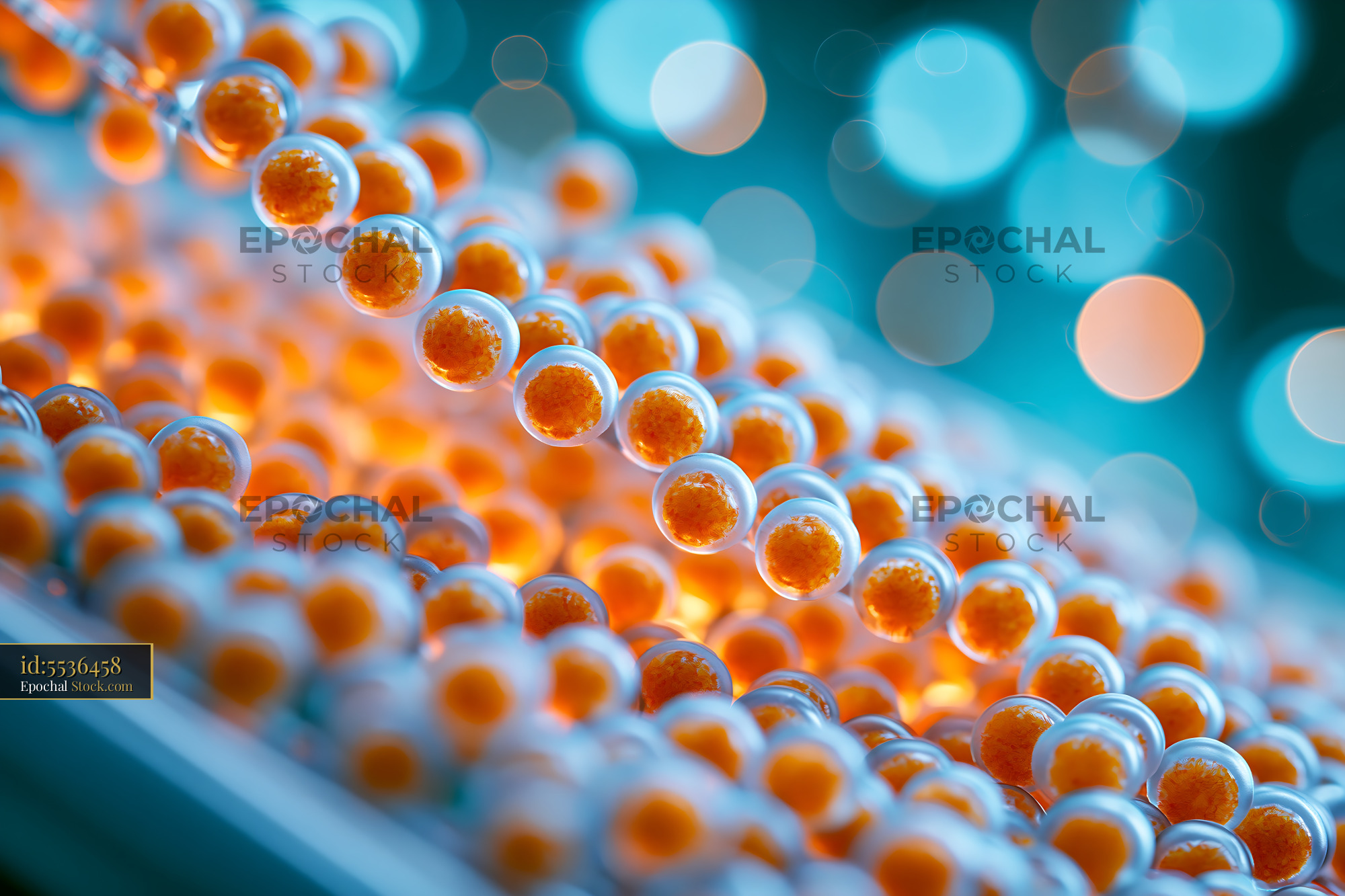 Scintillation proximity assay bead plate for laboratory drug research - stock photo