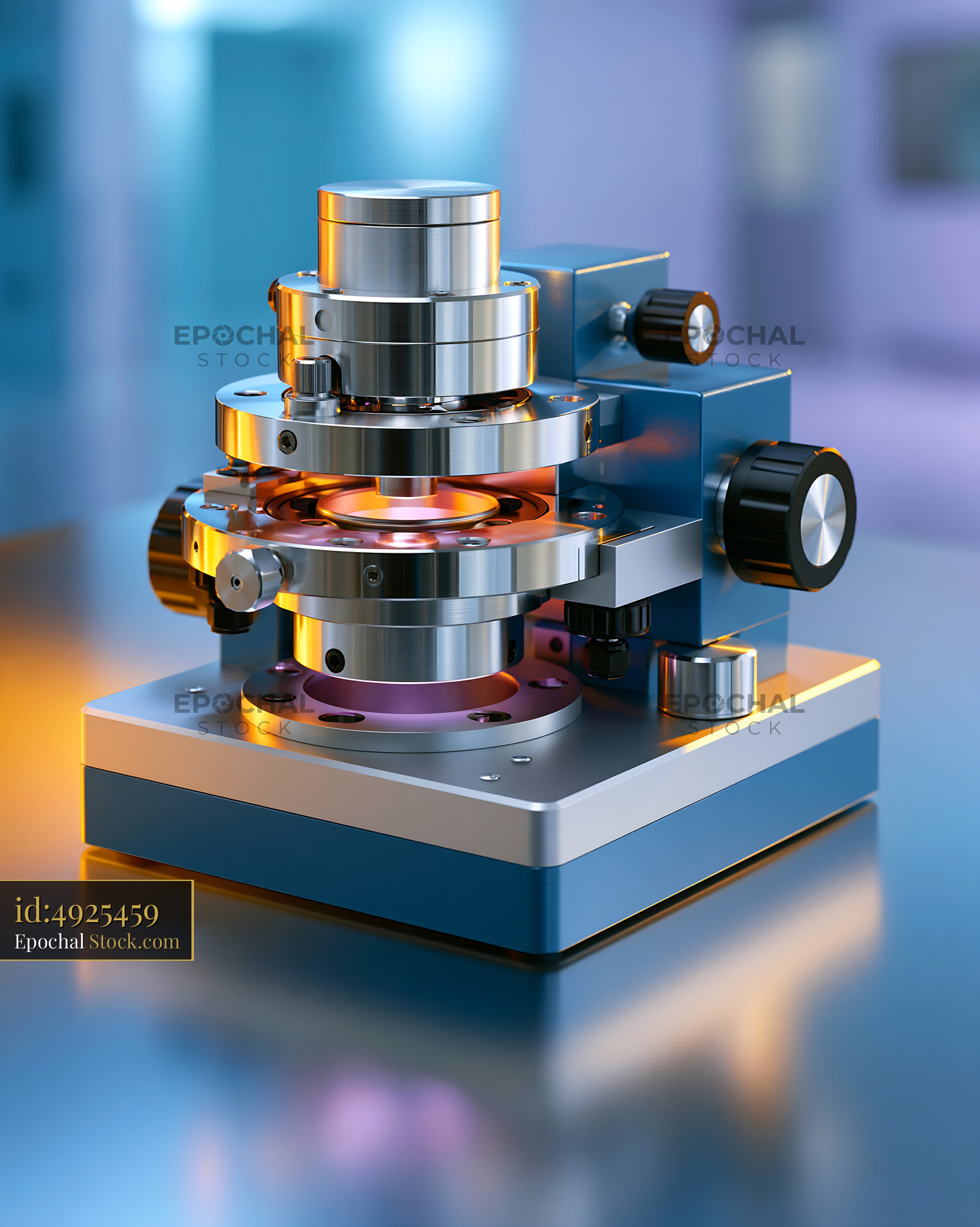 Precision instrument for vibrational circular dichroism d loop dna - stock photo