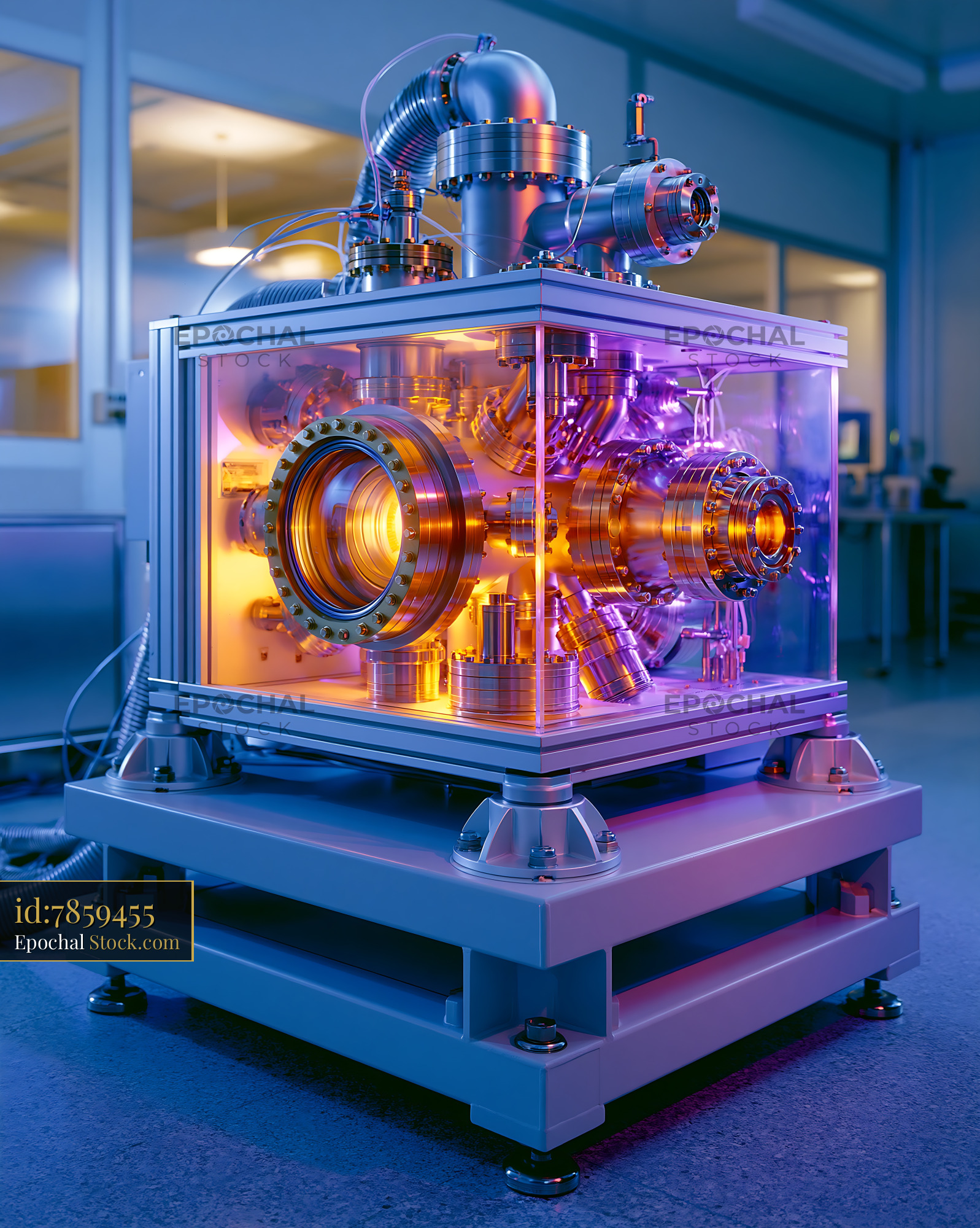 Near edge x-ray absorption fine structure system for dna research - stock photo