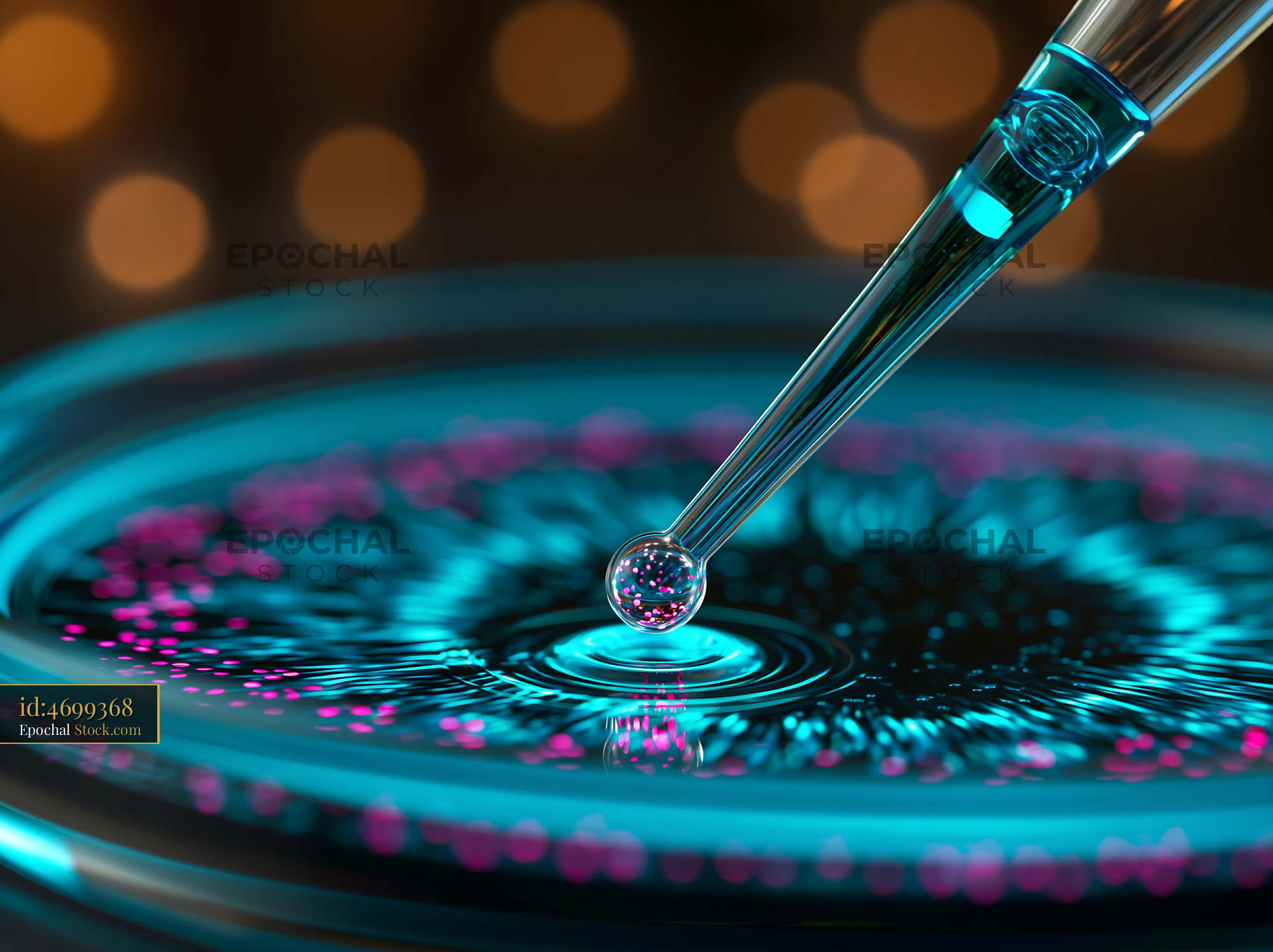 Perforated patch clamp recording on a cellular surface in a lab