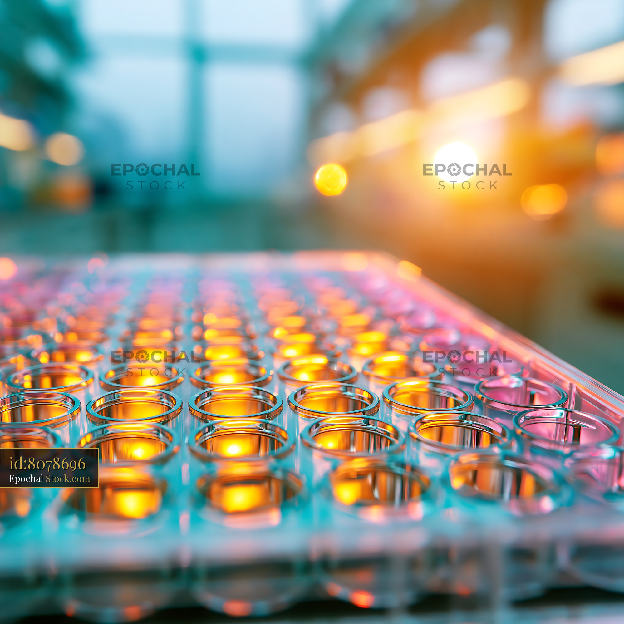Microplate for fragment based lead discovery screening in a modern lab - stock photo