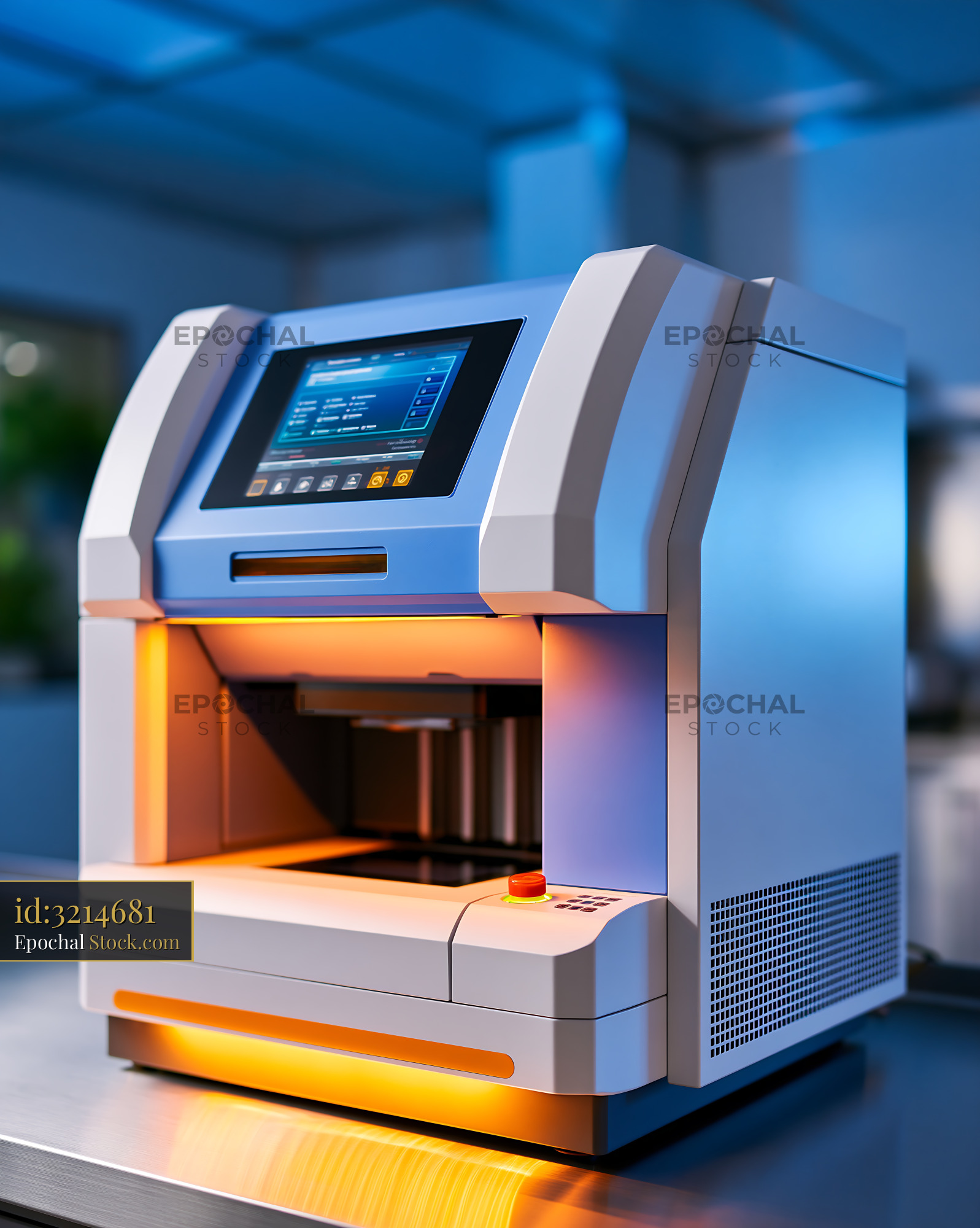 Automated dynamic light scattering analyzer in a modern laboratory - stock photo