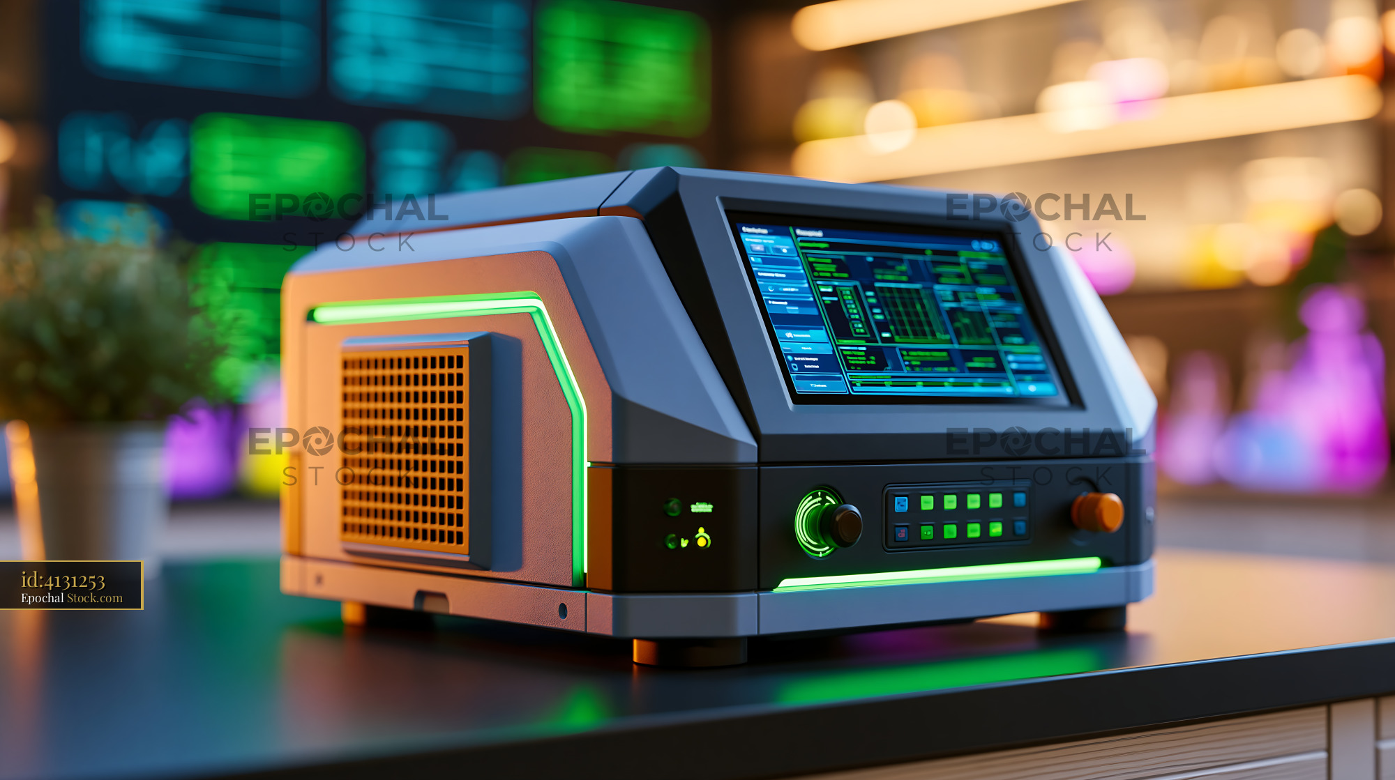 Advanced laboratory equipment for fragment based lead discovery screen - stock photo