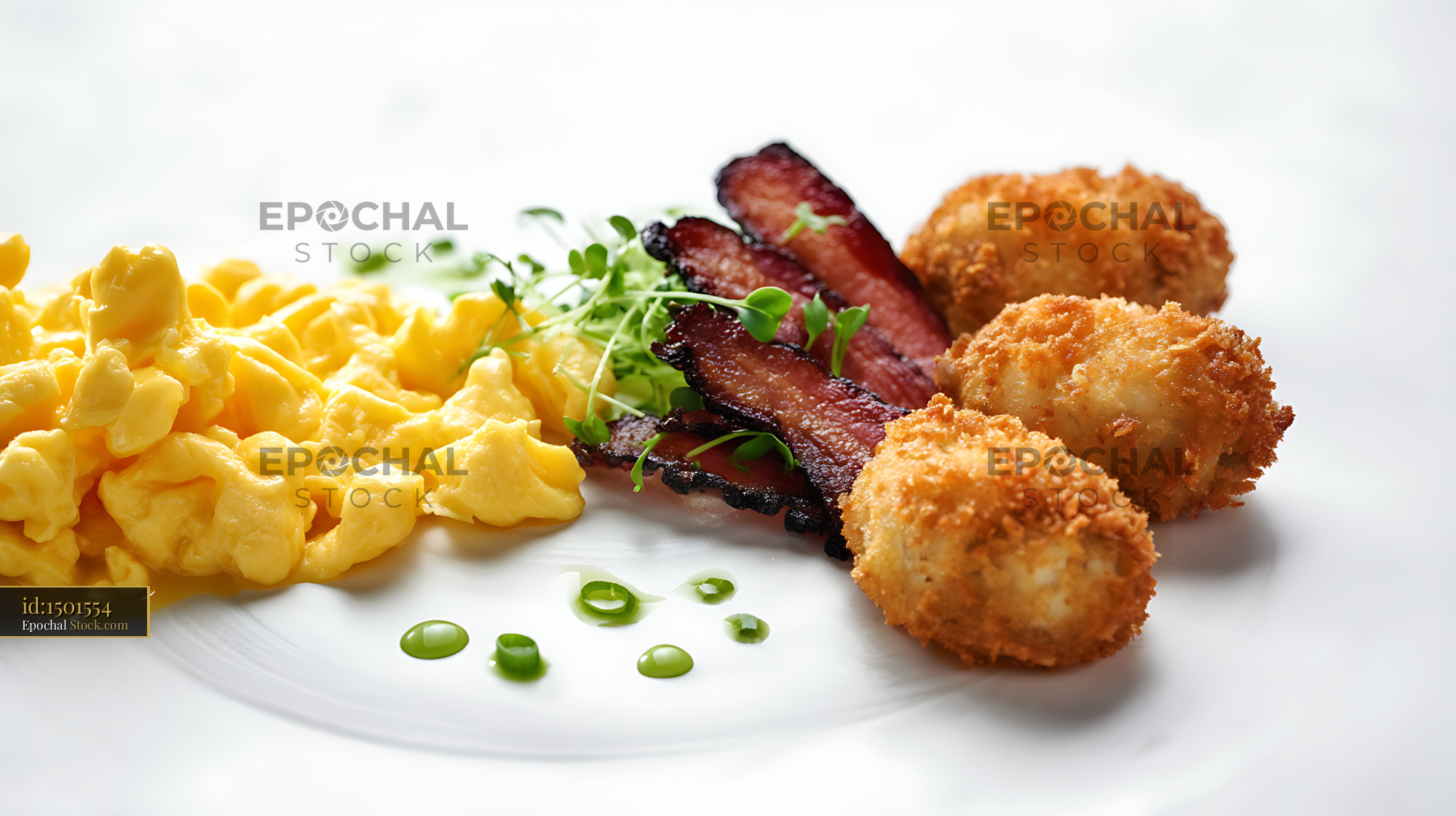 Fine Dining Entree Plate with Beets and Croquettes - stock photo