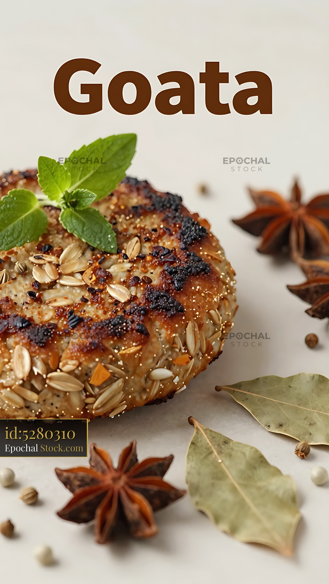 Artisan Goat Cheese with Herbs and Spices - stock photo