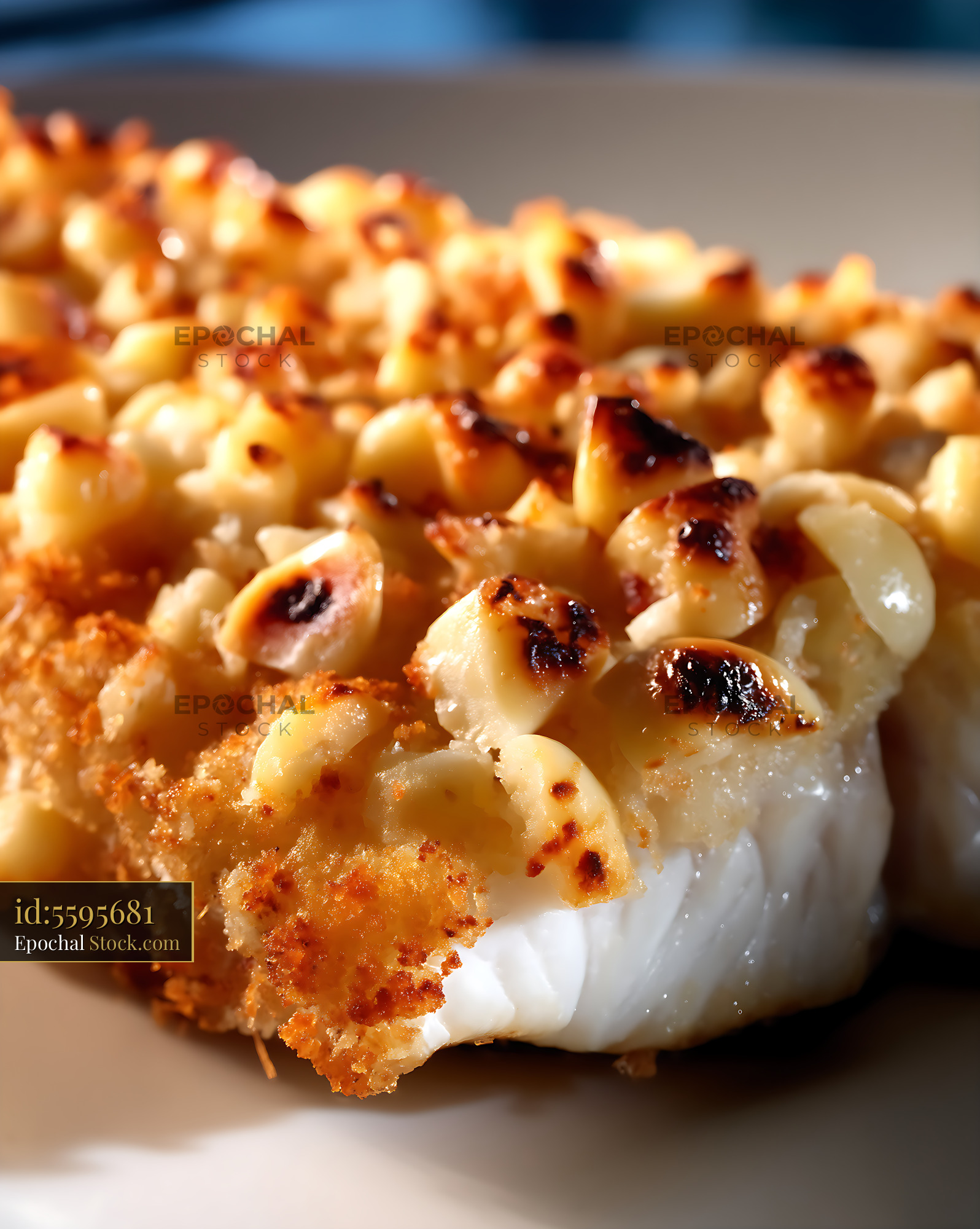 Gourmet Caramelized Nut Meringue Desserts - stock photo