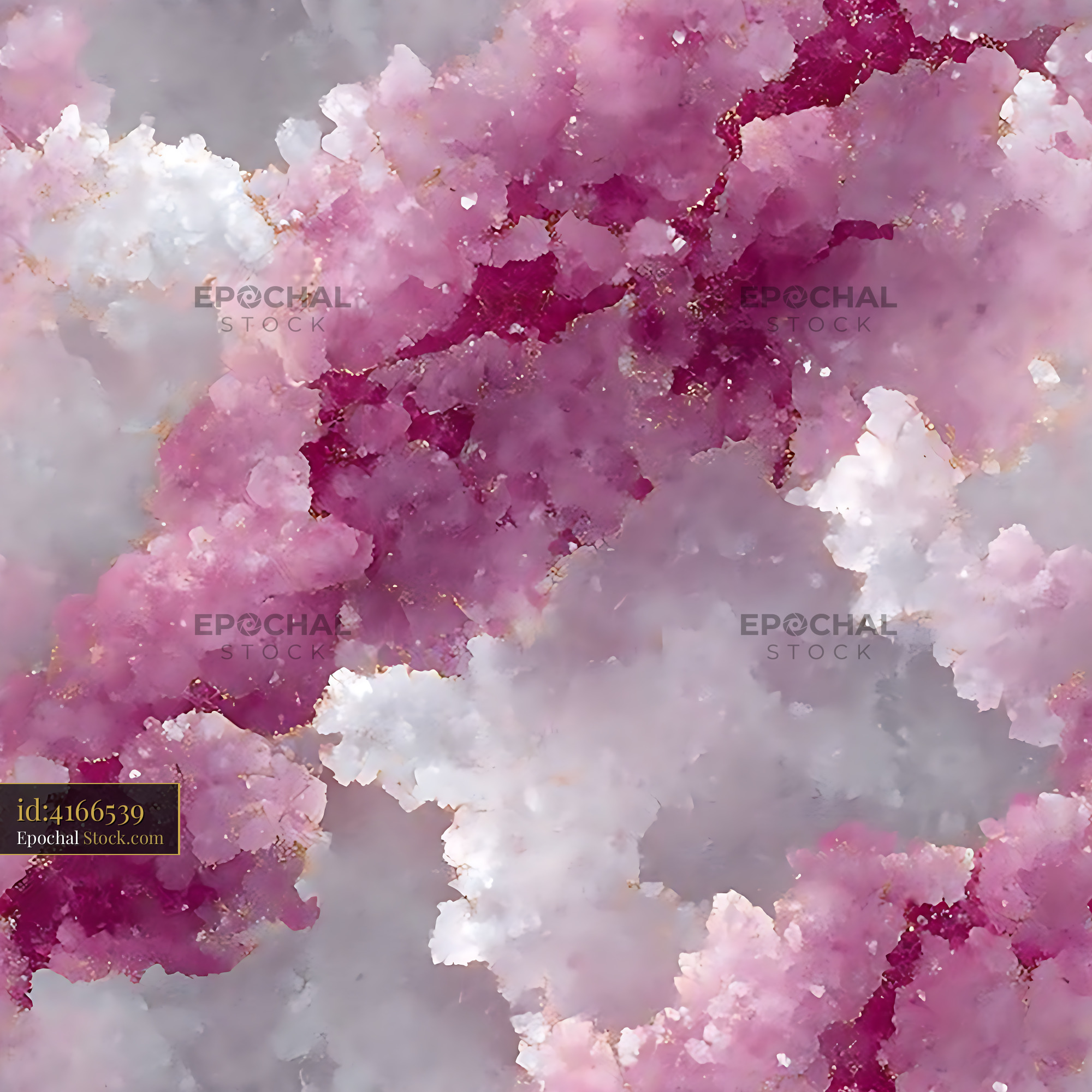 Pink Lichen and Grey Stone Texture Repeat Pattern - stock photo
