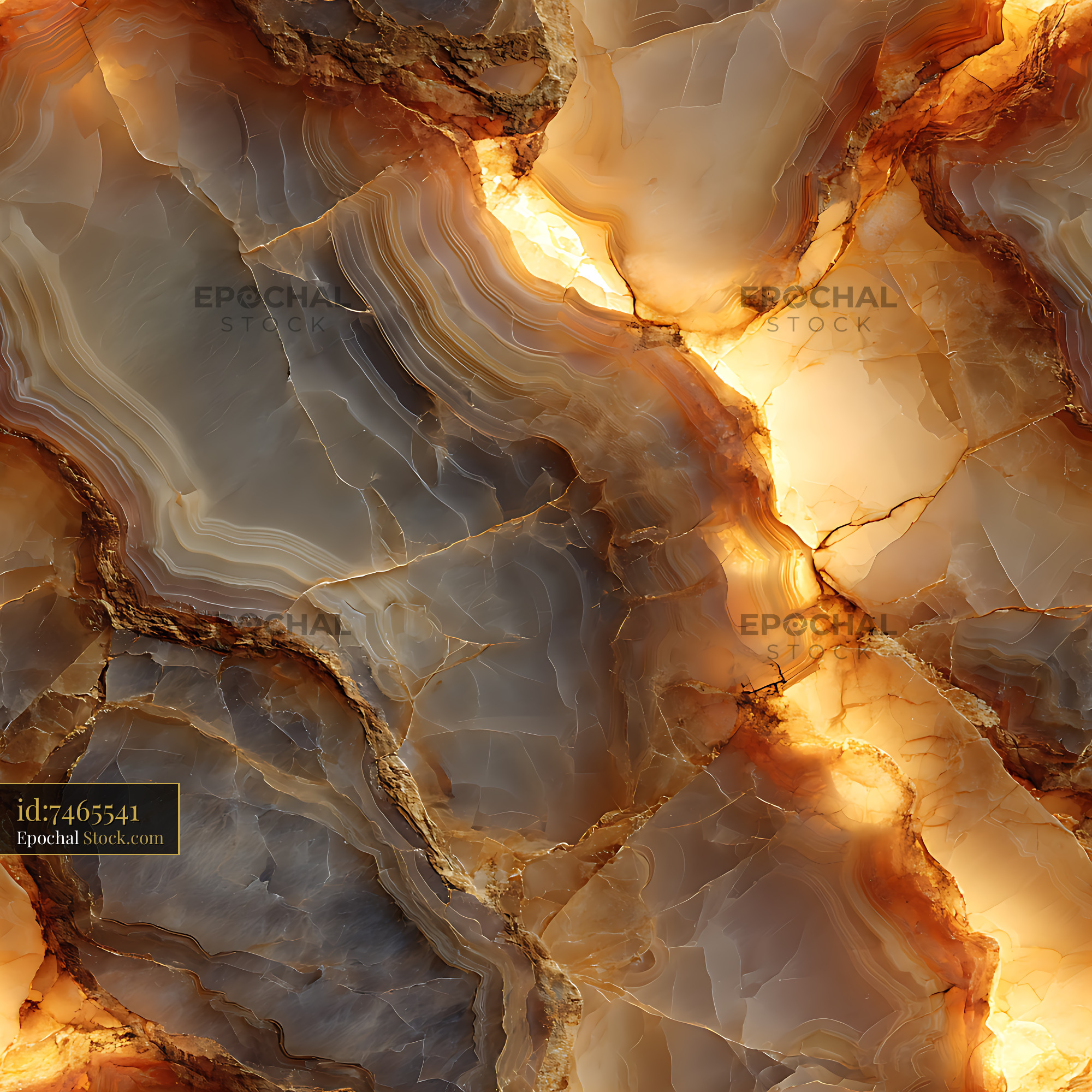 Amber Onyx Gemstone Texture Seamless Pattern - stock photo