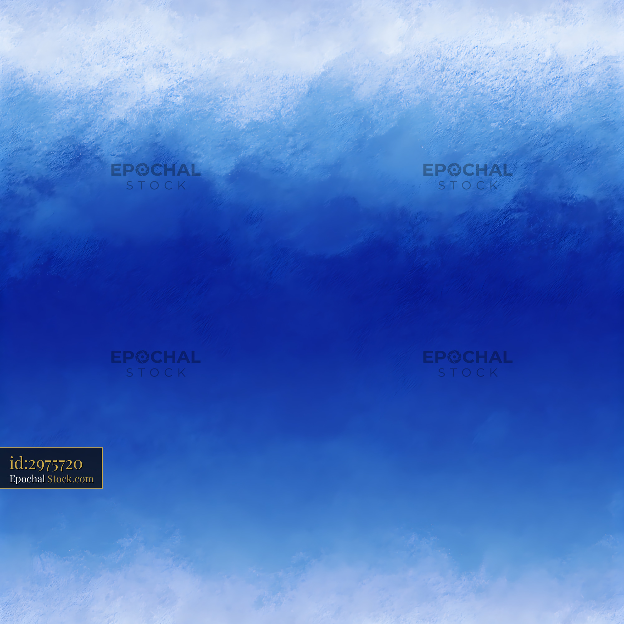 Blue Abstract Alcohol Ink Wash Seamless Pattern - stock photo