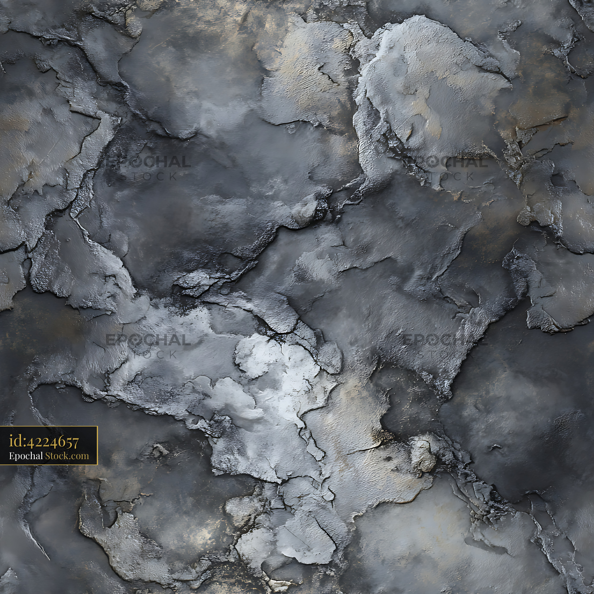 Charcoal Slate Rock Texture Seamless Pattern - stock photo