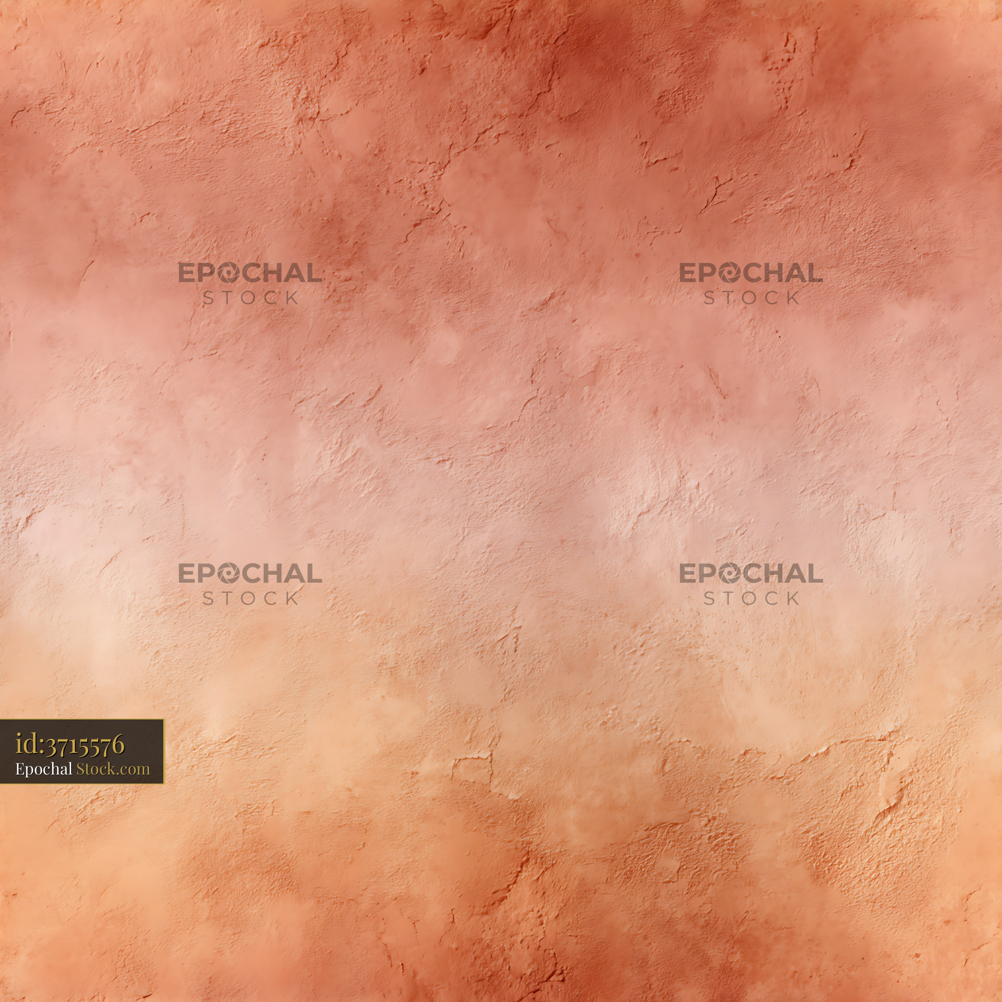 Rustic Terracotta Stucco Texture Seamless Pattern - stock photo