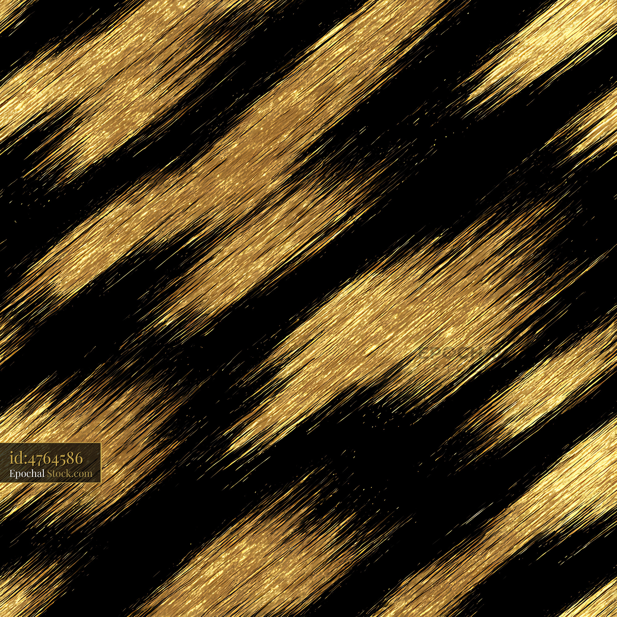 Luxury Gold Foil Brushstroke Seamless Pattern - stock photo