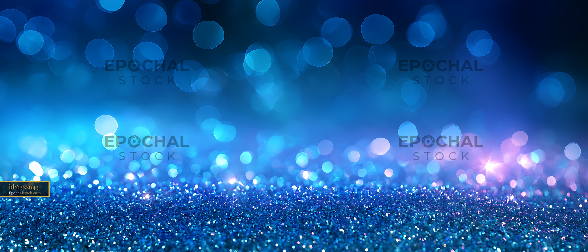 Watermarked full-resolution preview of Sparkling blue glitter and bokeh abstract background