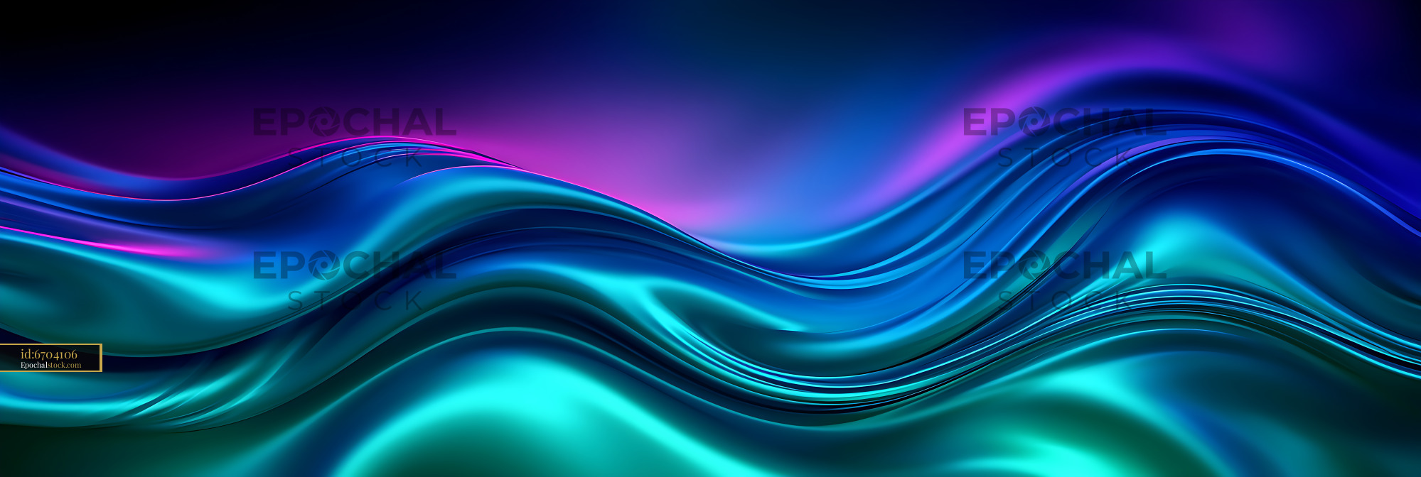 Watermarked full-resolution preview of Vibrant abstract neon wave background