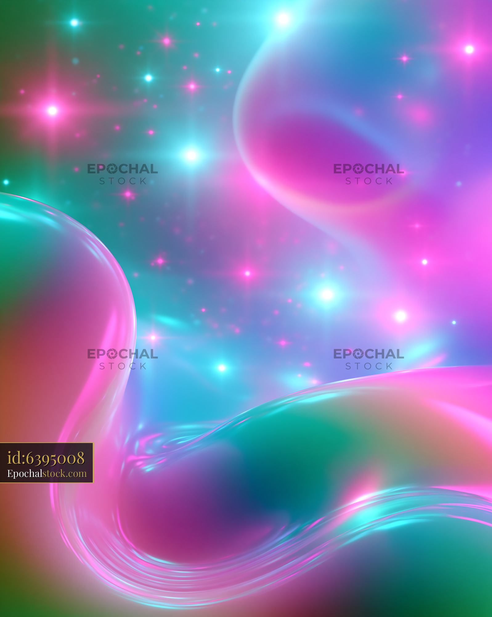 Watermarked full-resolution preview of Abstract multicolored glowing patterns with light effects