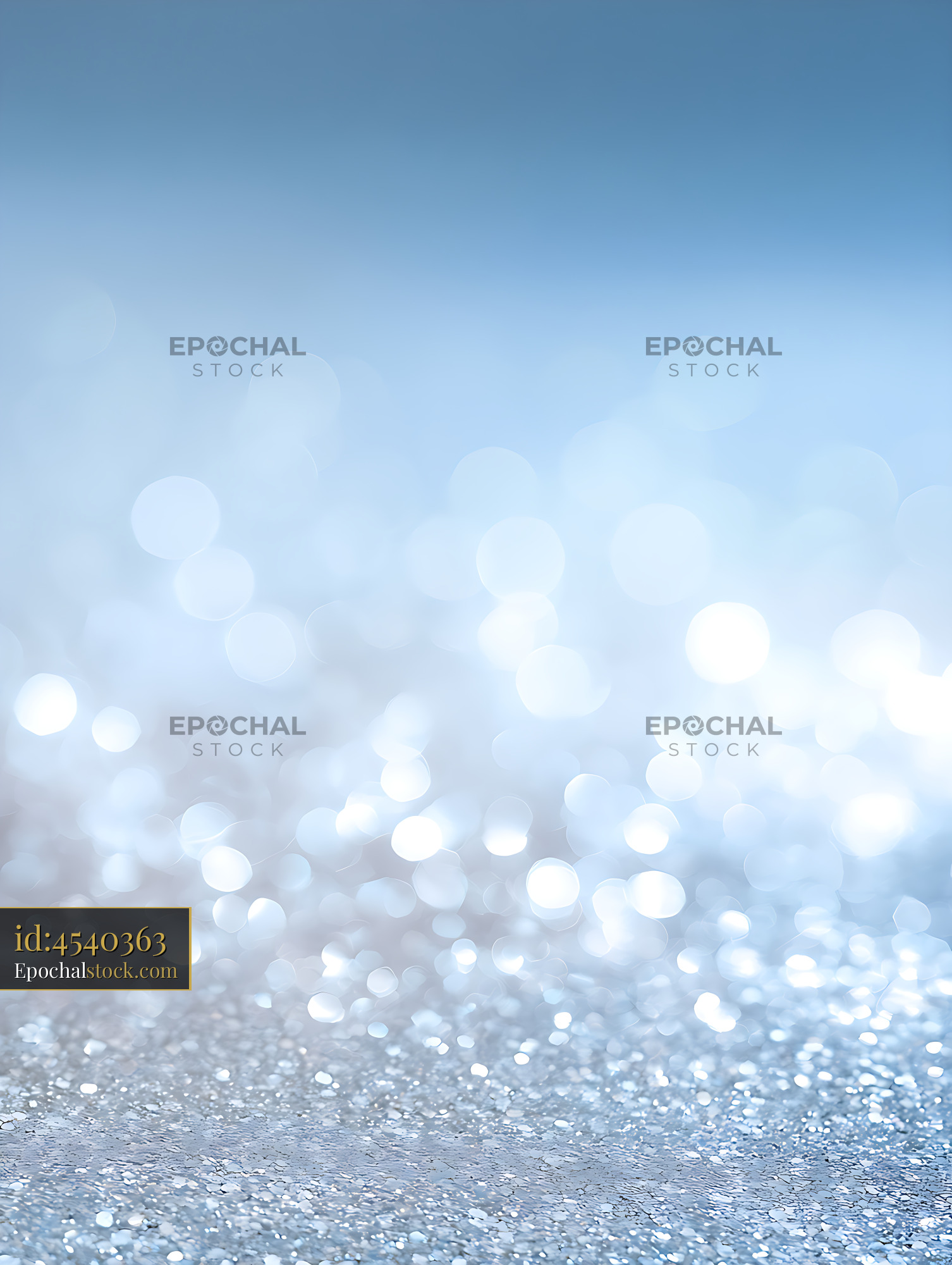 Watermarked full-resolution preview of Abstract blue bokeh background with glittering surface