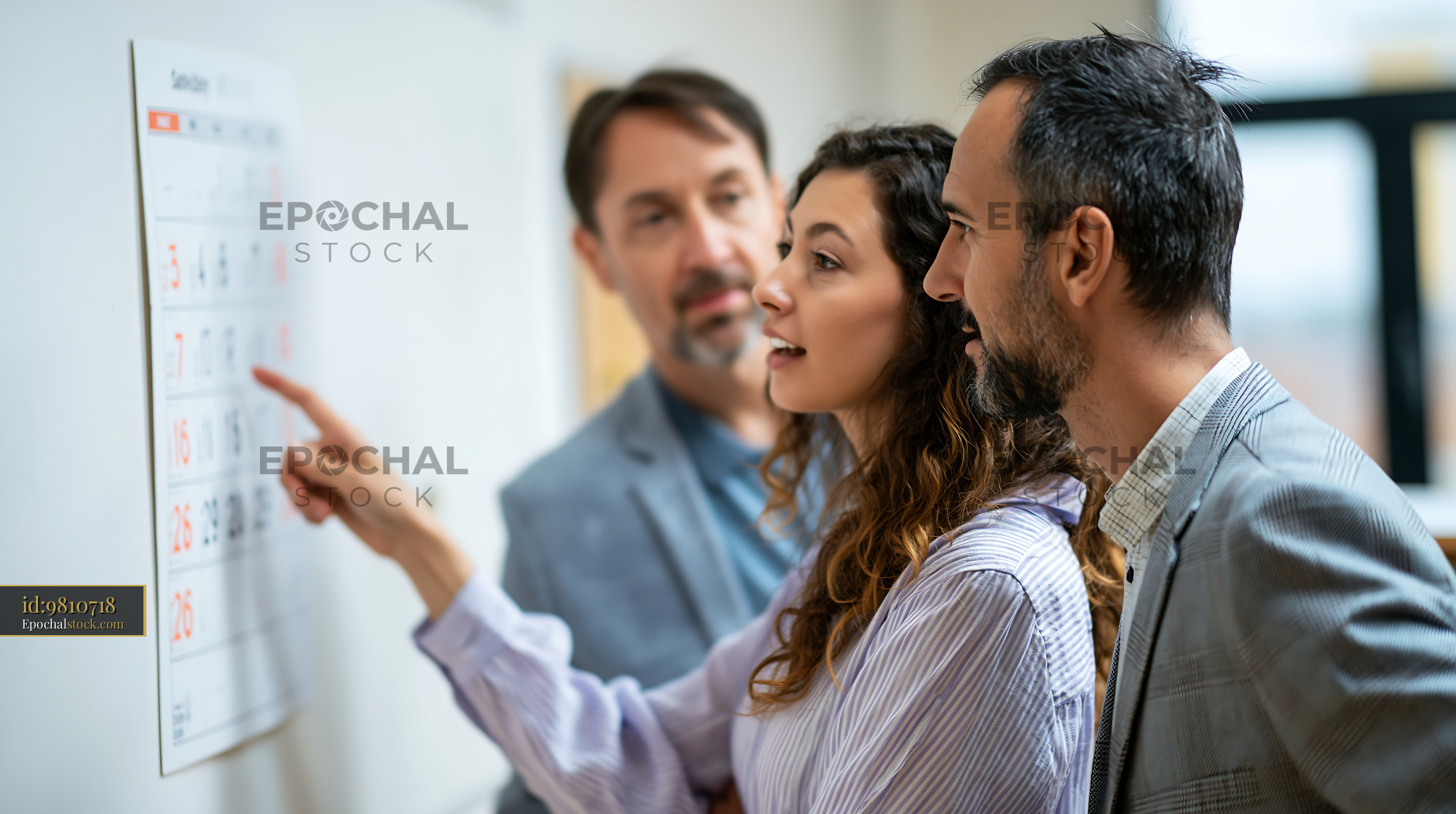 Couple Discussing Mediation Plans in a Meeting Room - stock photo