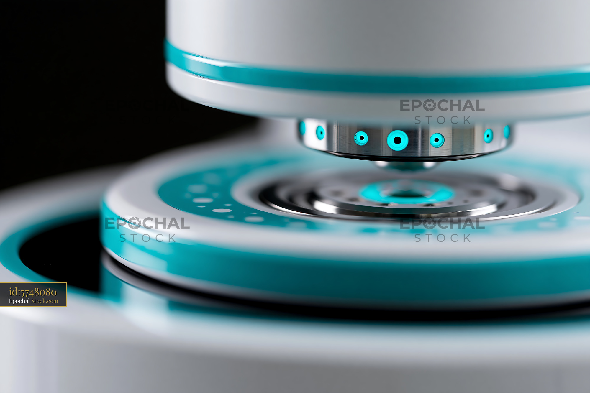 Modern biosensor for molecular interaction stoichiometry determination - stock photo
