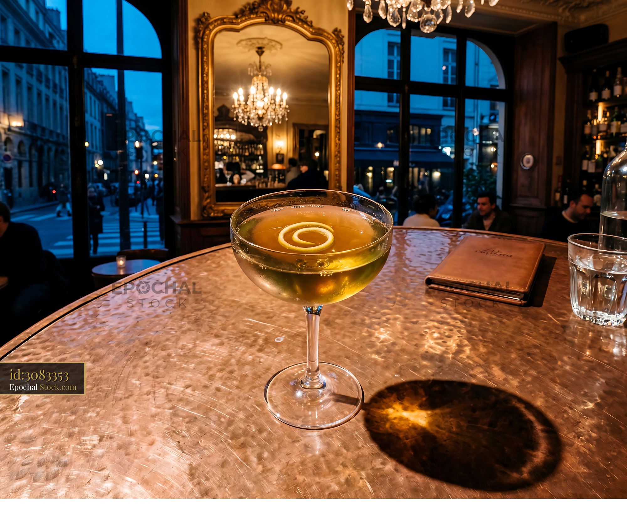 Tipperary Cocktail at Elegant Lounge - stock photo